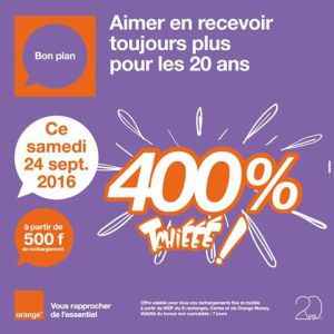 20ansOrangeCI, Bonus, Téléphonie, CIV, Kaleidoscopedemoi
