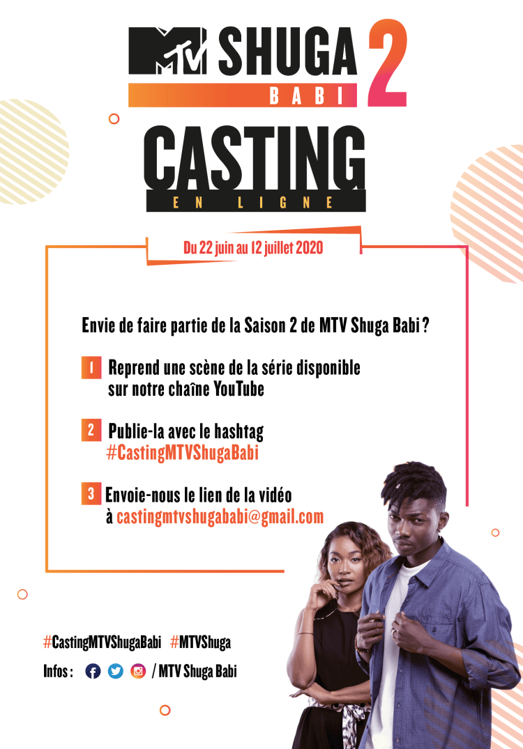 MTV SHUGA BABI SAISON DEUX, CASTING, ABIDJAN, COTE D'IVOIRE